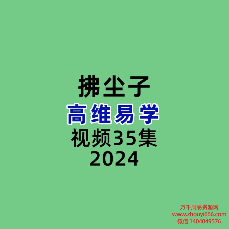 拂尘子高维易学视频35集