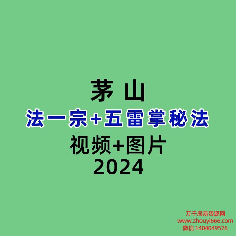 茅山法一宗+五雷掌秘法