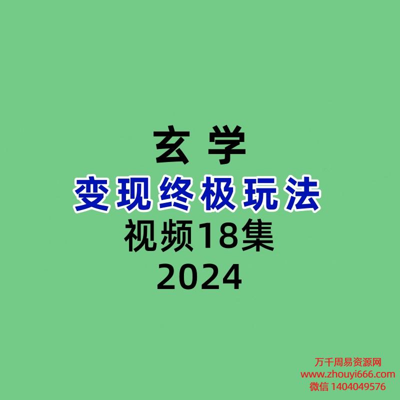 玄学变现终极玩法18集视频